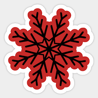 Snowflake design Sticker